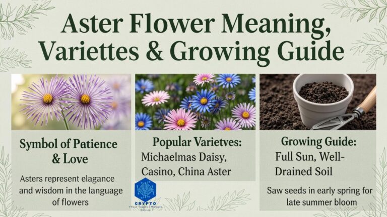 Aster Flower Meaning, Varieties & Growing Guide