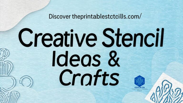 Discover theprintablestencils.com Creative Stencil Ideas & Crafts